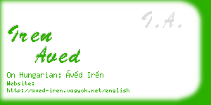 iren aved business card
